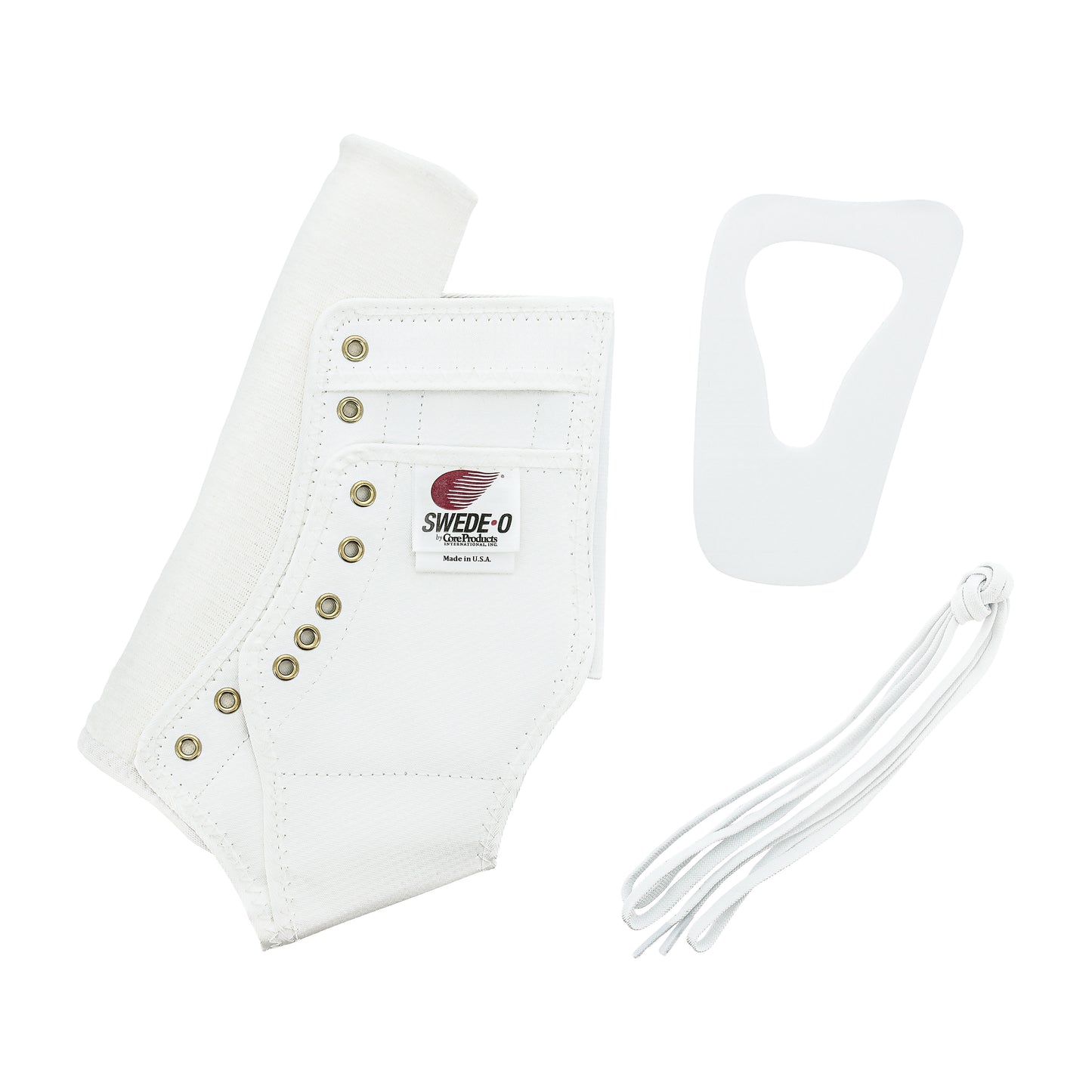 Ankle Support for a Sprain – Swede-O Ankle Lok Brace, Padded Tongue, White
