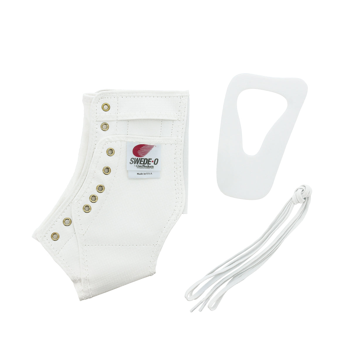 Swede-O Ankle Lok (Knit Tongue) adjustable ankle brace with removable stabilizers for recovery
