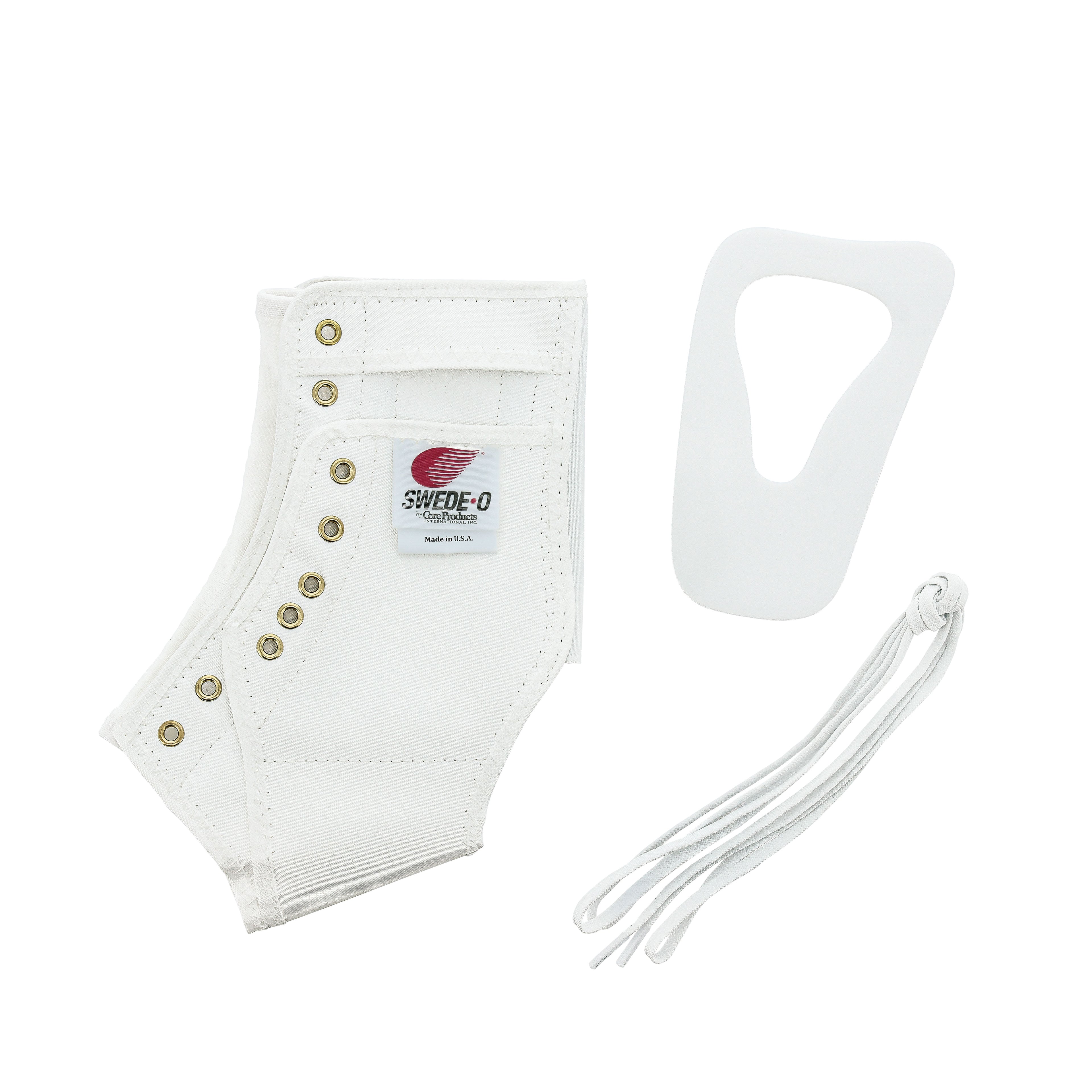 Swede-O Ankle Loc adjustable ankle brace with removable stabilizers for recovery