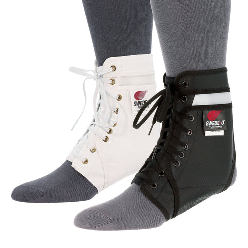 Swede-O Ankle Loc adjustable ankle brace with removable stabilizers for recovery