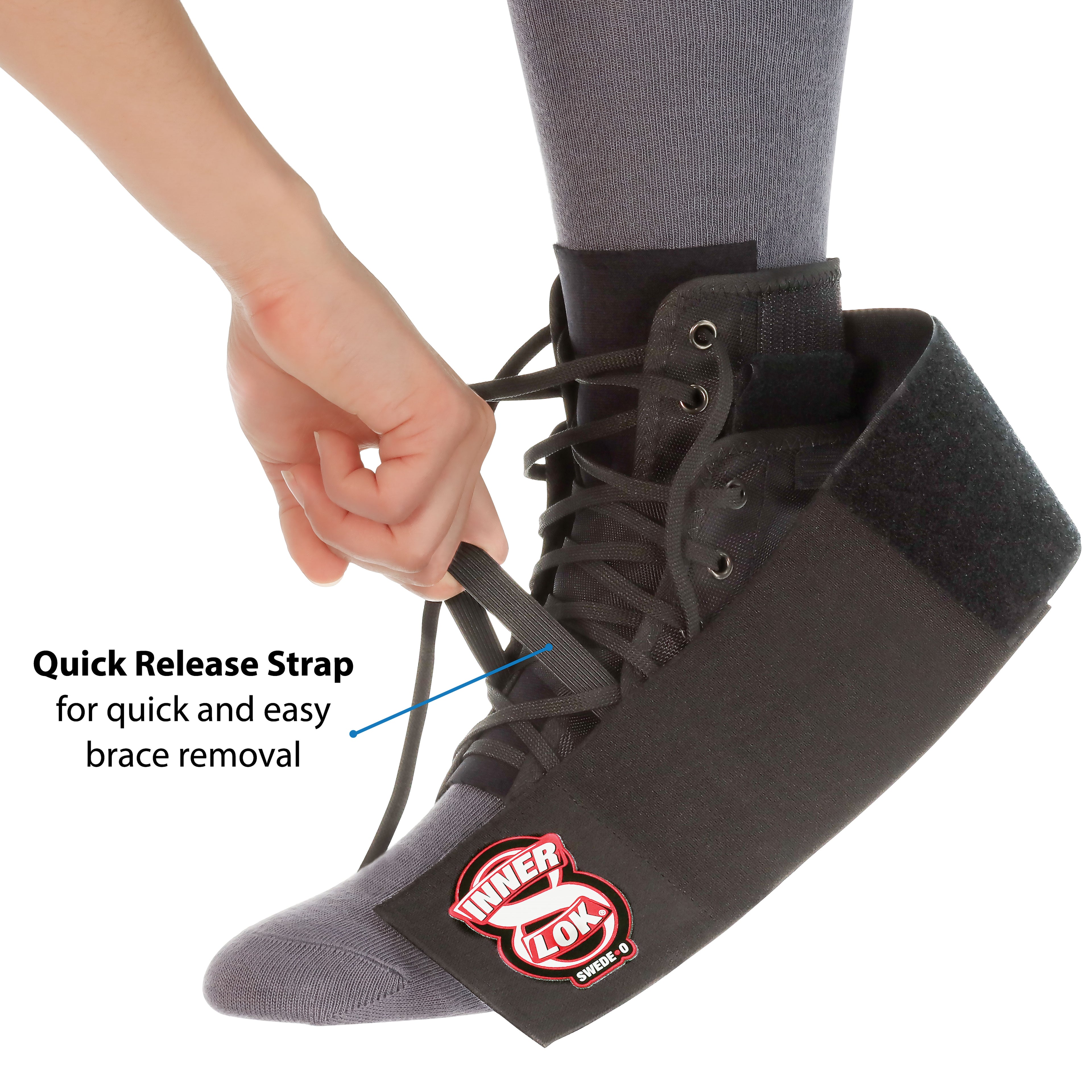 Swede-O Inner Lok 8 lace-up ankle brace for sports and athletic support