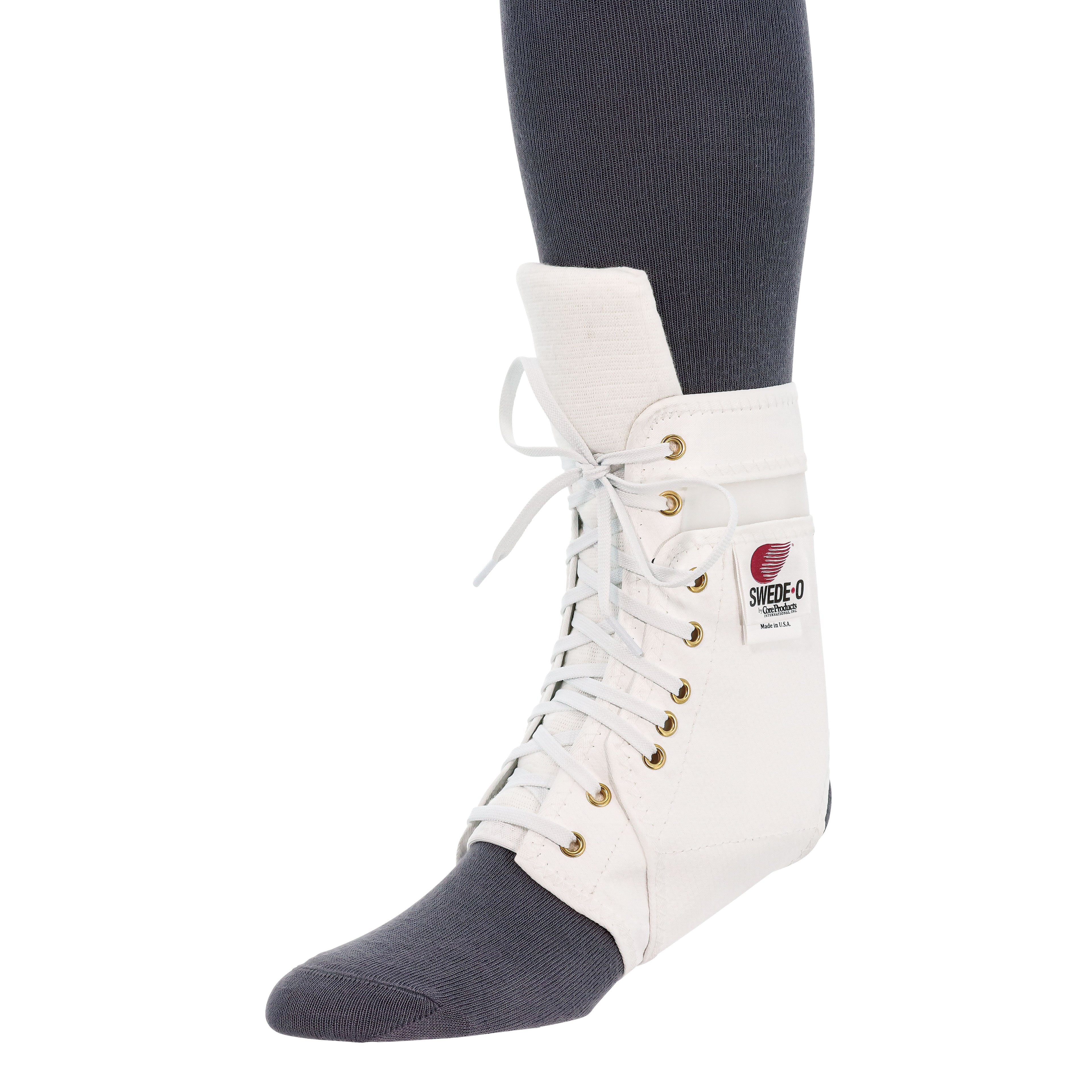 Swede-O Ankle Lok lace-up ankle brace with removable stabilizers for sprain recovery