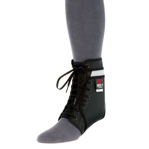 Swede-O Ankle Loc adjustable ankle brace with removable stabilizers for recovery