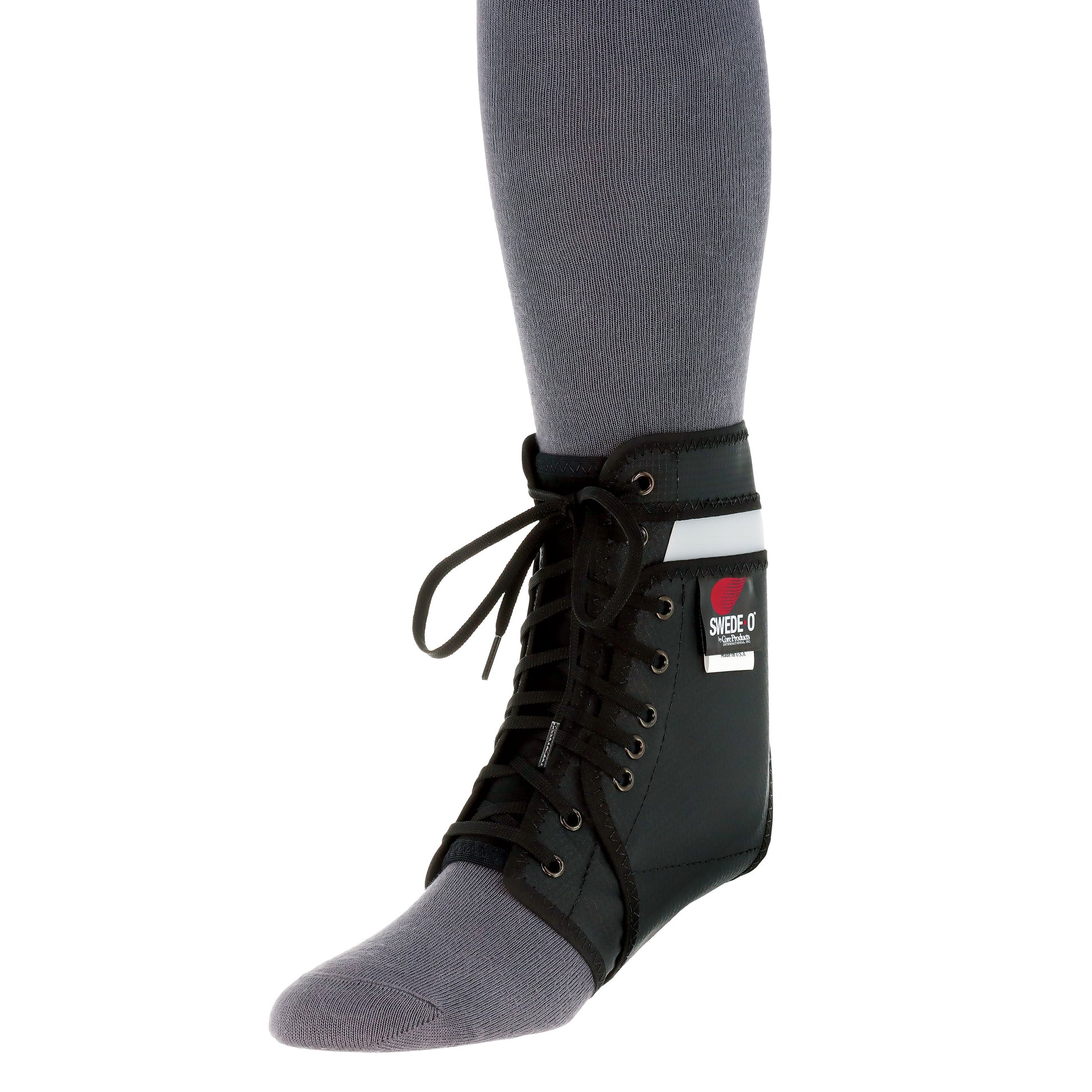 Swede-O Ankle Loc adjustable ankle brace with removable stabilizers for recovery