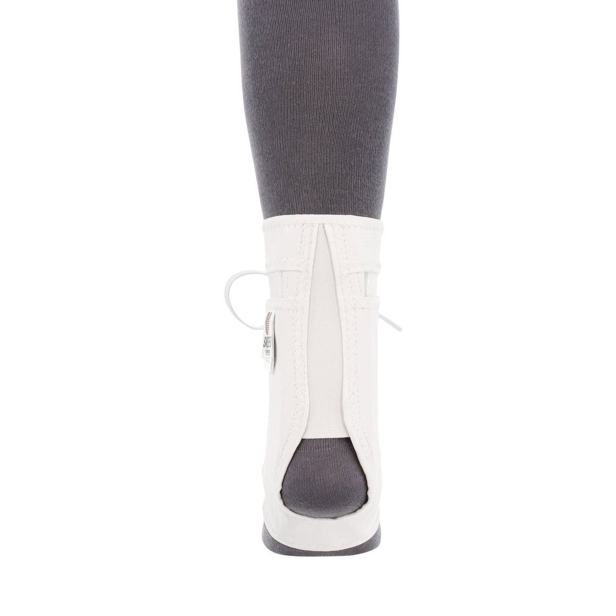 Swede-O Ankle Lok (Padded Tongue) lace-up ankle brace back view showing heel and stabilizer support