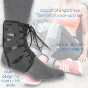 Closeup of Swede-O Tarsal Lok ankle brace fabric